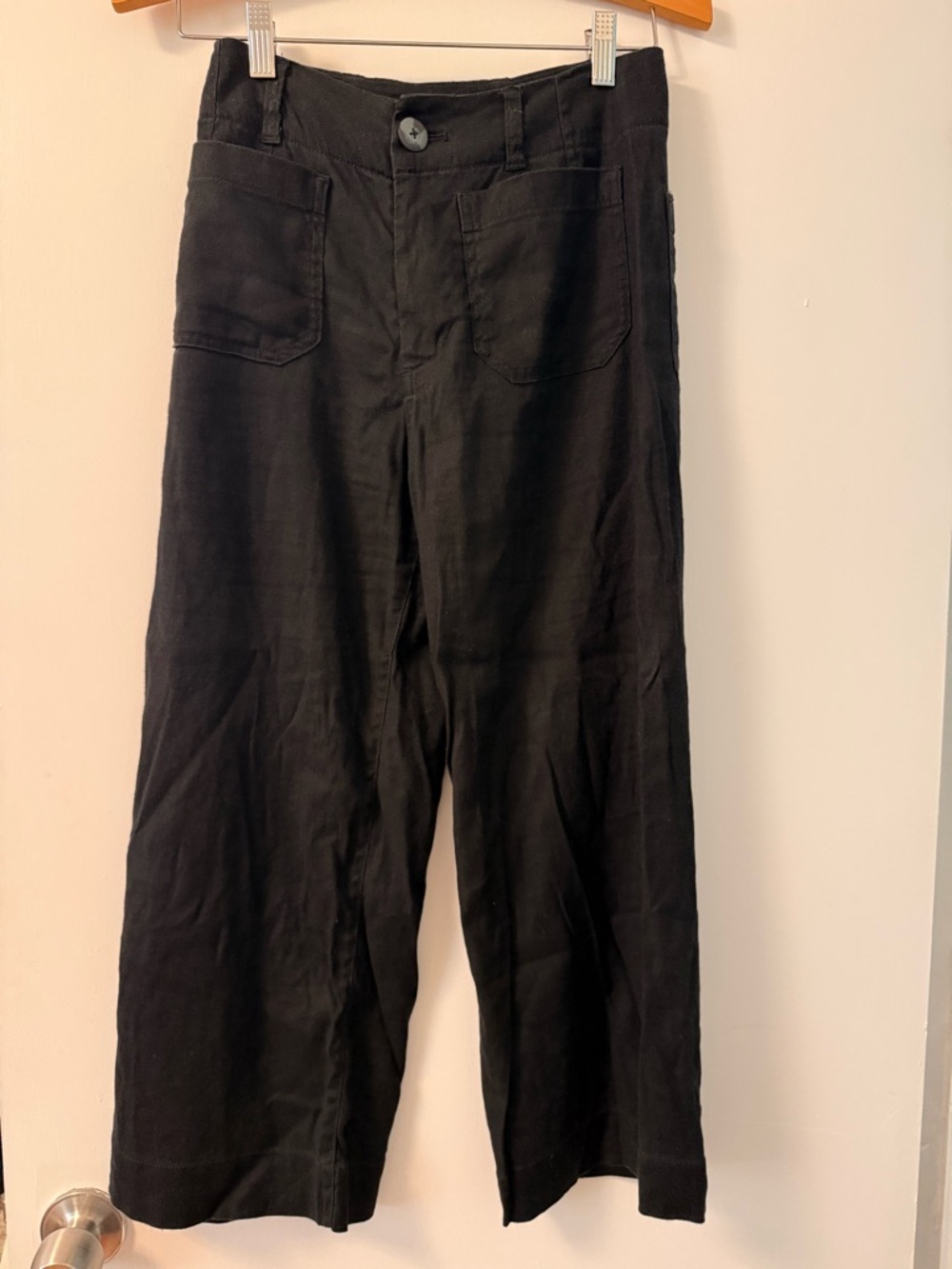 Maeve Cropped Linen Wide Leg Pants (Collette) - Picture 3 of 5